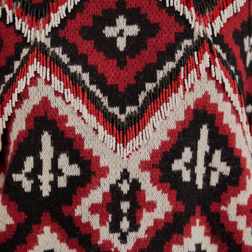 Farm Rio Rauti Beaded Knit Sweater - Picture 6 of 11